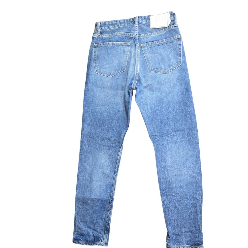 BASSIKE Classic Crop Jean Made in Japan Medium Wash High Rise Denim W25 BU3000